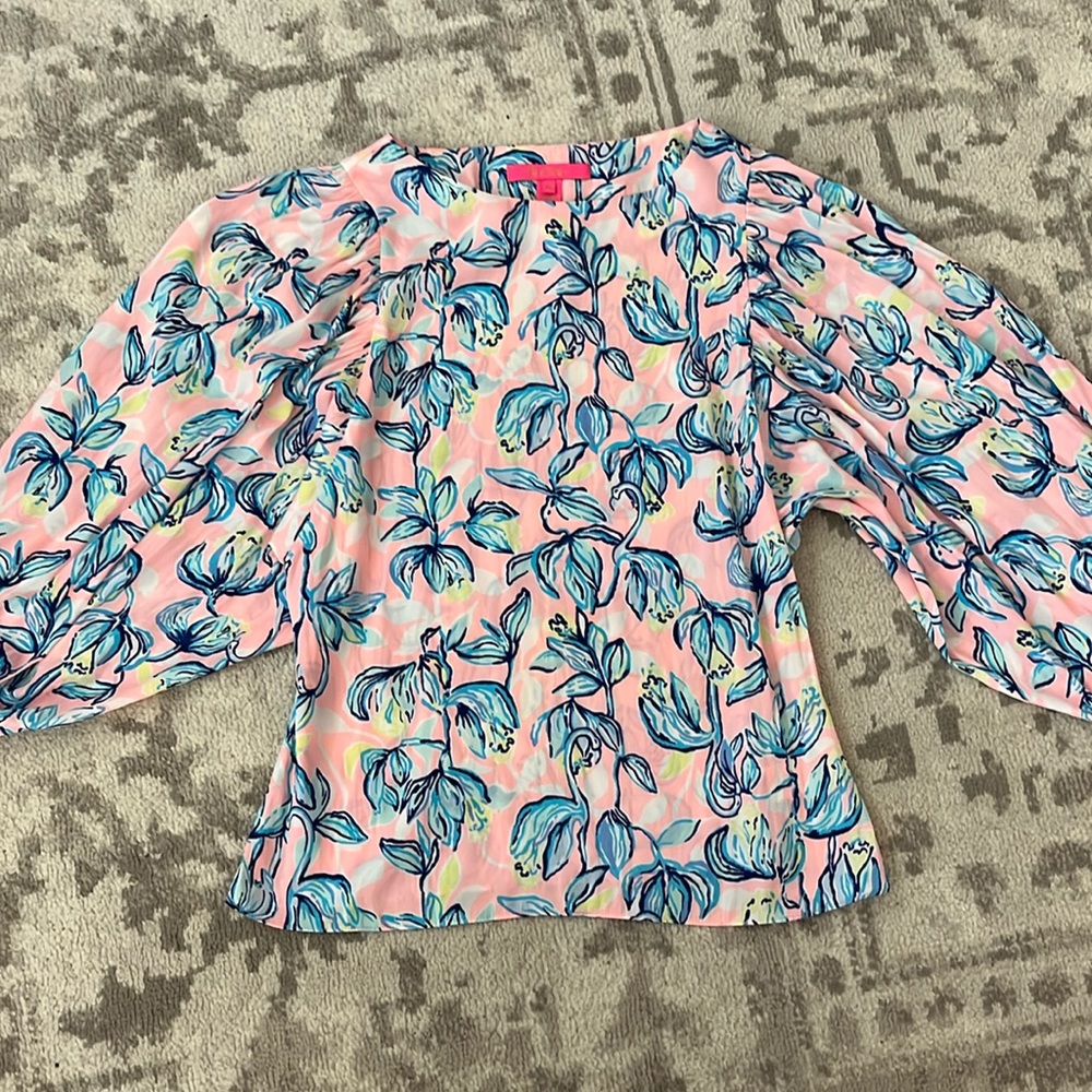 Lilly Pulitzer silk top, XS